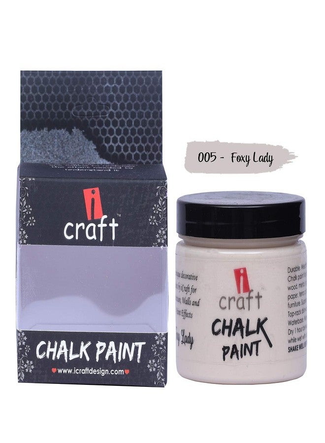 iCraft Chalk Paint, Home Decor Chalk Paint Non Toxic, Eco Friendly Paint Gives Chalky and Matte Finish. (250_milliliters, Foxy Lady) - Image 4